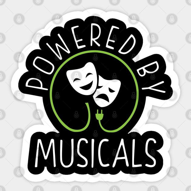 Powered By Musicals Sticker by KsuAnn